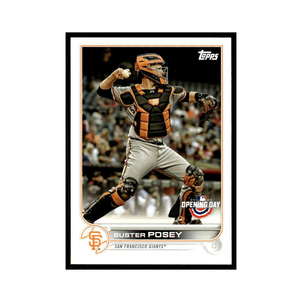Buster Posey 2022 Topps Opening Day #138 San Francisco Giants Baseball Card NM