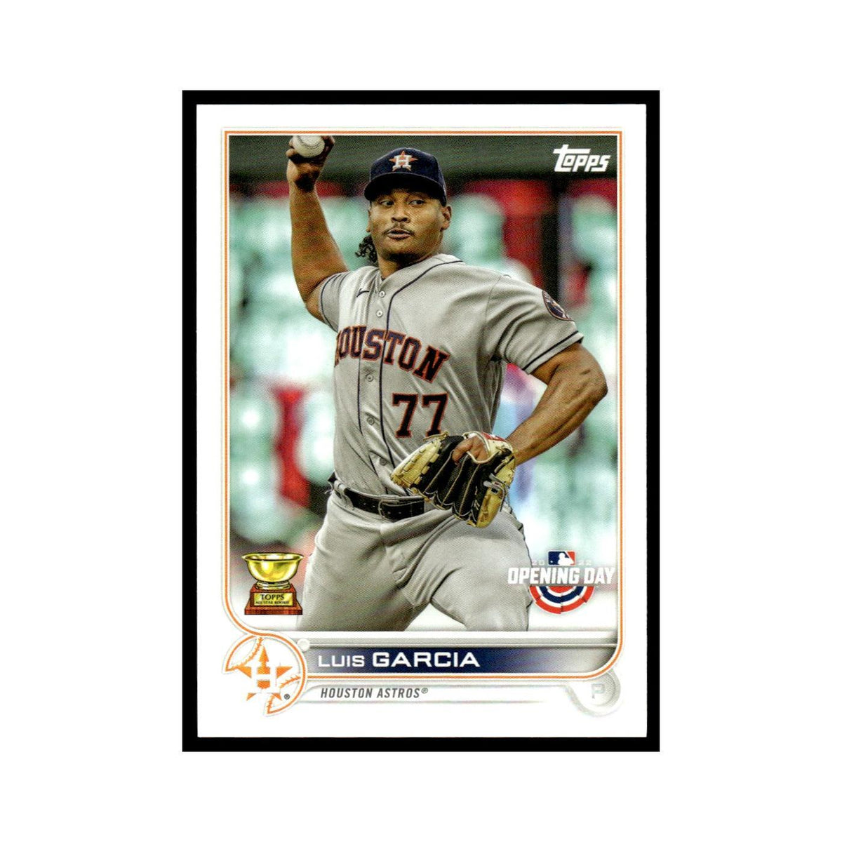 Luis Garcia 2022 Topps Opening Day #118 Houston Astros Baseball Card NM