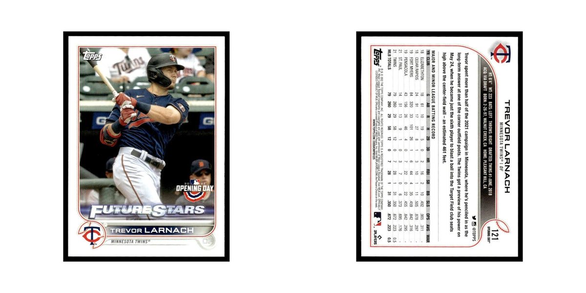 Trevor Larnach 2022 Topps Opening Day #121 Minnesota Twins Baseball Card NM