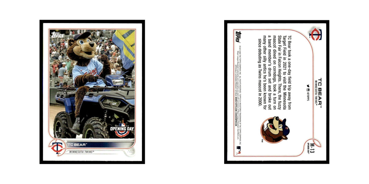 TC Bear 2022 Topps Opening Day #M-13 Minnesota Twins Baseball Card NM