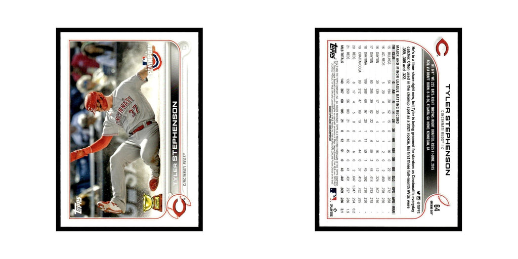 Tyler Stephenson 2022 Topps Opening Day #64 Cincinnati Reds Baseball Card NM