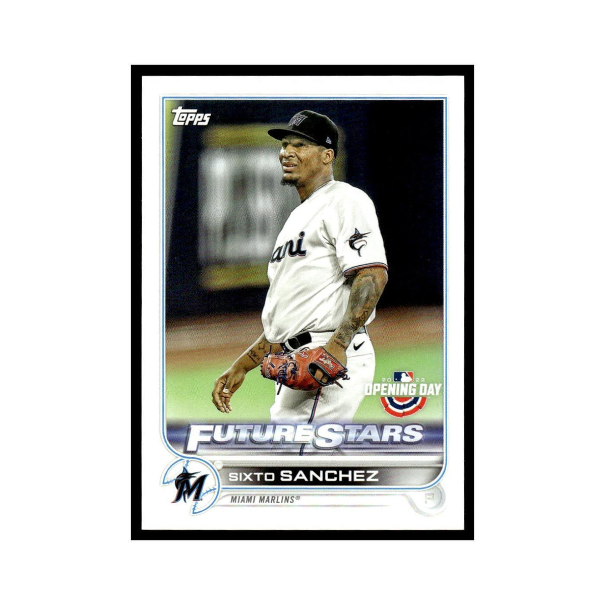 Sixto Sanchez 2022 Topps Opening Day #186 Miami Marlins Baseball Card NM