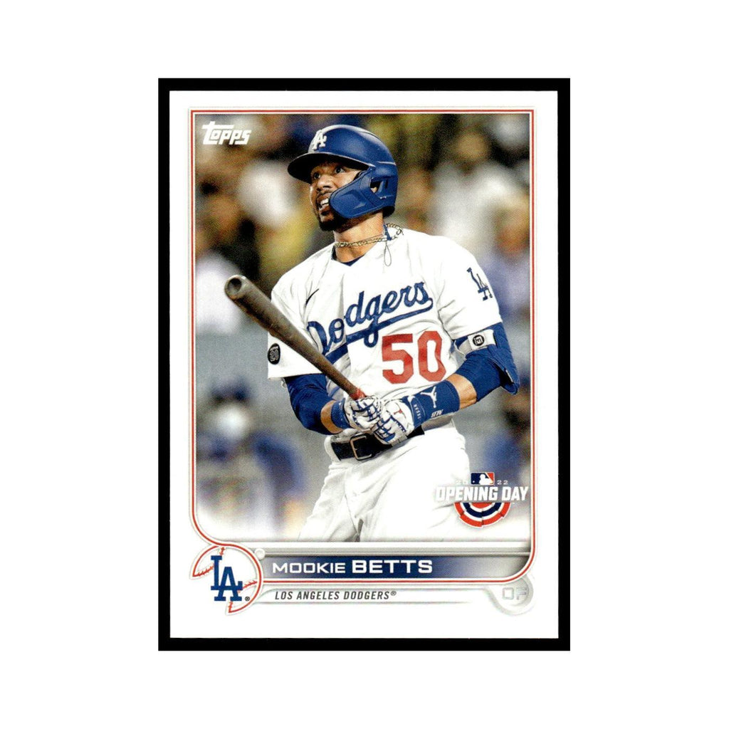 Mookie Betts 2022 Topps Opening Day #200 Los Angeles Dodgers Baseball Card NM