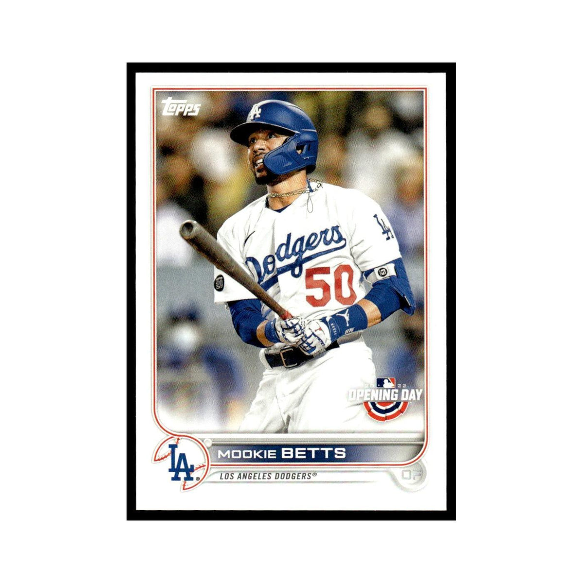 Mookie Betts 2022 Topps Opening Day #200 Los Angeles Dodgers Baseball Card NM