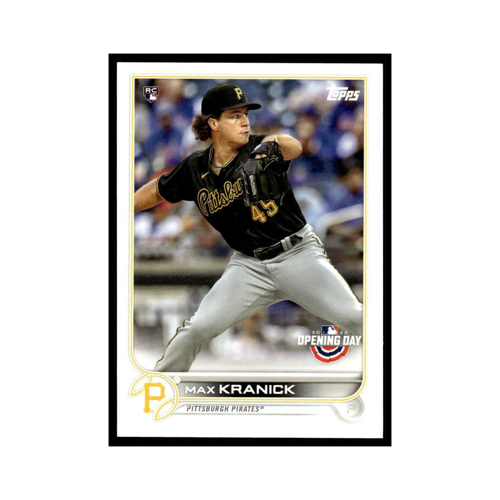 Max Kranick Rookie 2022 Topps Opening Day #153 Pittsburgh Pirates NM