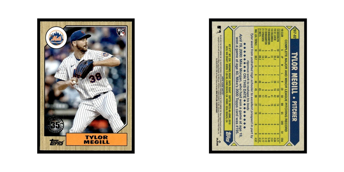 Tylor Megill Rookie 2022 Topps Opening Day #T87-82 New York Mets NM