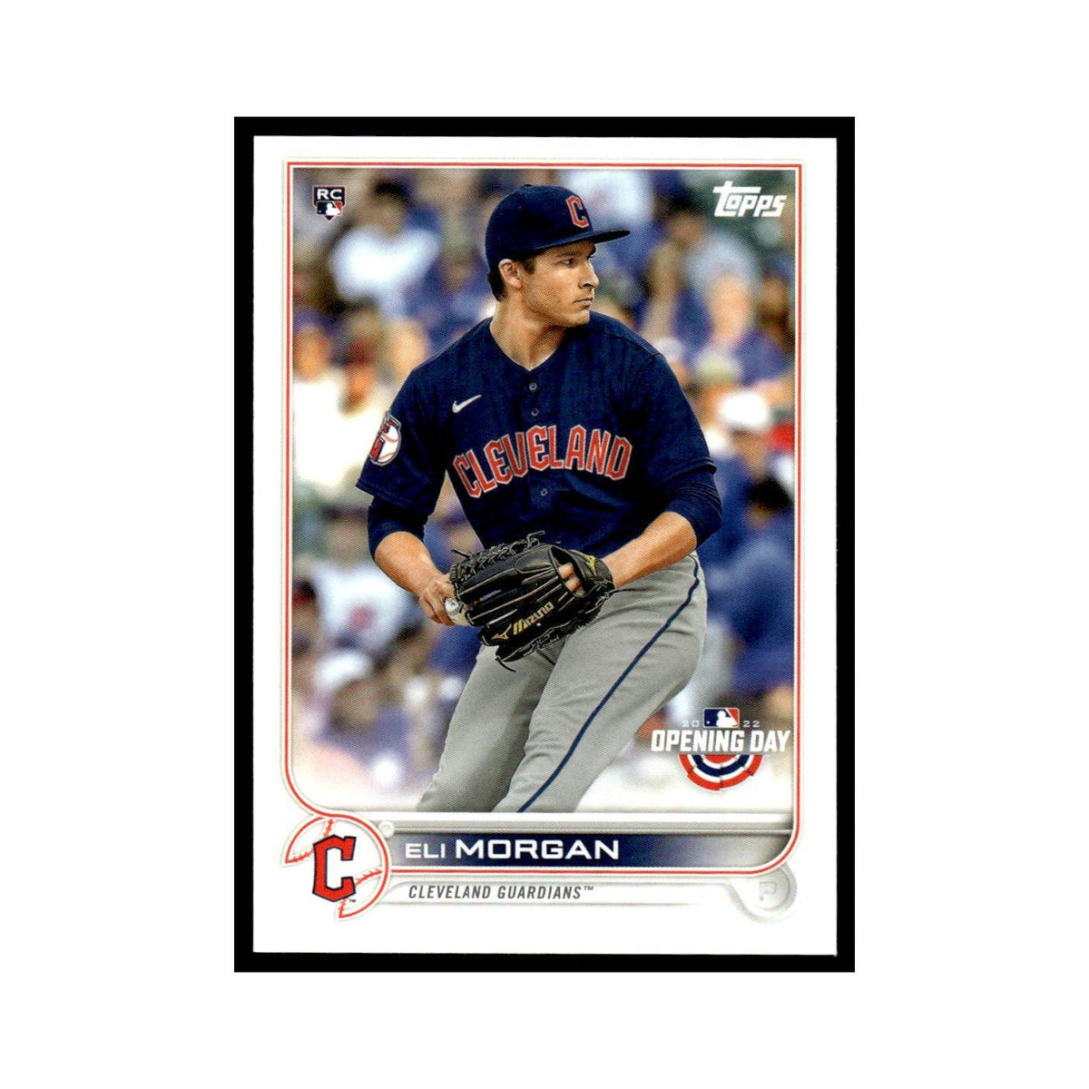 Eli Morgan Rookie 2022 Topps Opening Day #170 Cleveland Guardians NM