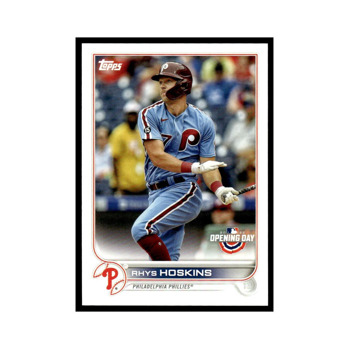 Rhys Hoskins 2022 Topps Opening Day #210 Philadelphia Phillies Baseball Card NM