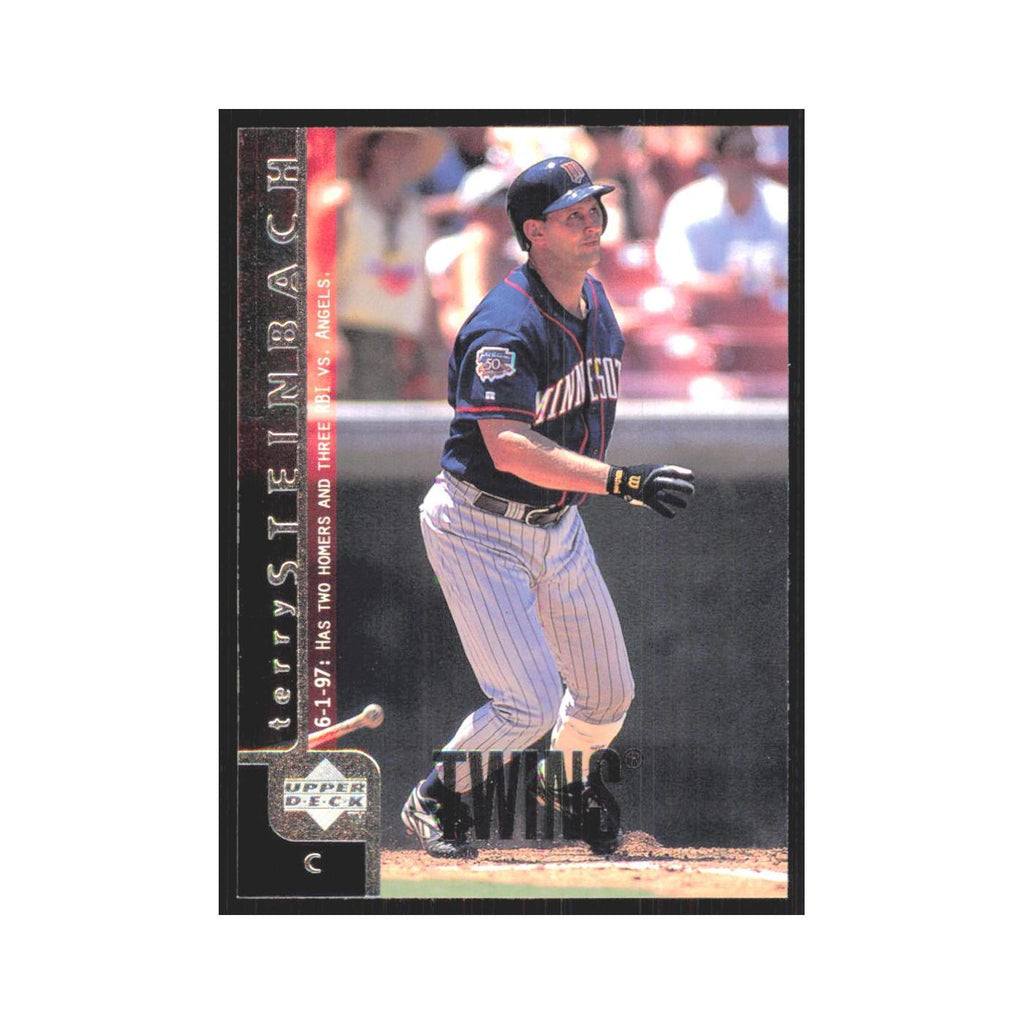 1998 Upper Deck Terry Steinbach Twins #411