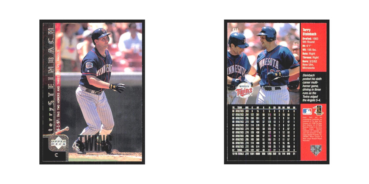 1998 Upper Deck Terry Steinbach Twins #411