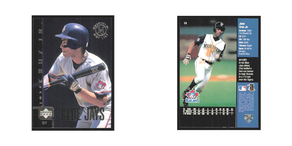1998 Upper Deck Jose Cruz Jr. Blue Jays #14
