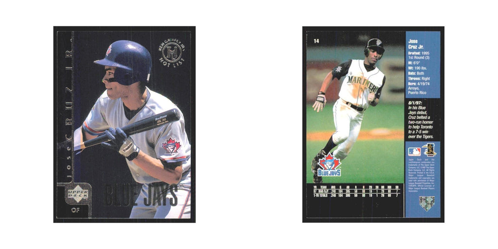 1998 Upper Deck Jose Cruz Jr. Blue Jays #14