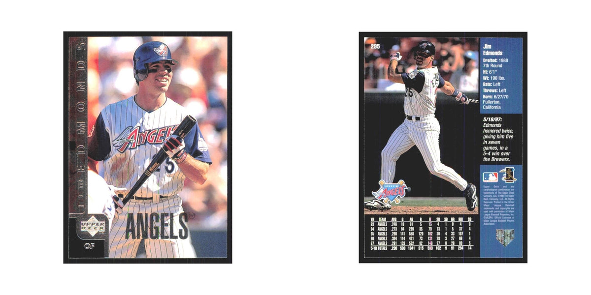1998 Upper Deck Jim Edmonds Angels #295