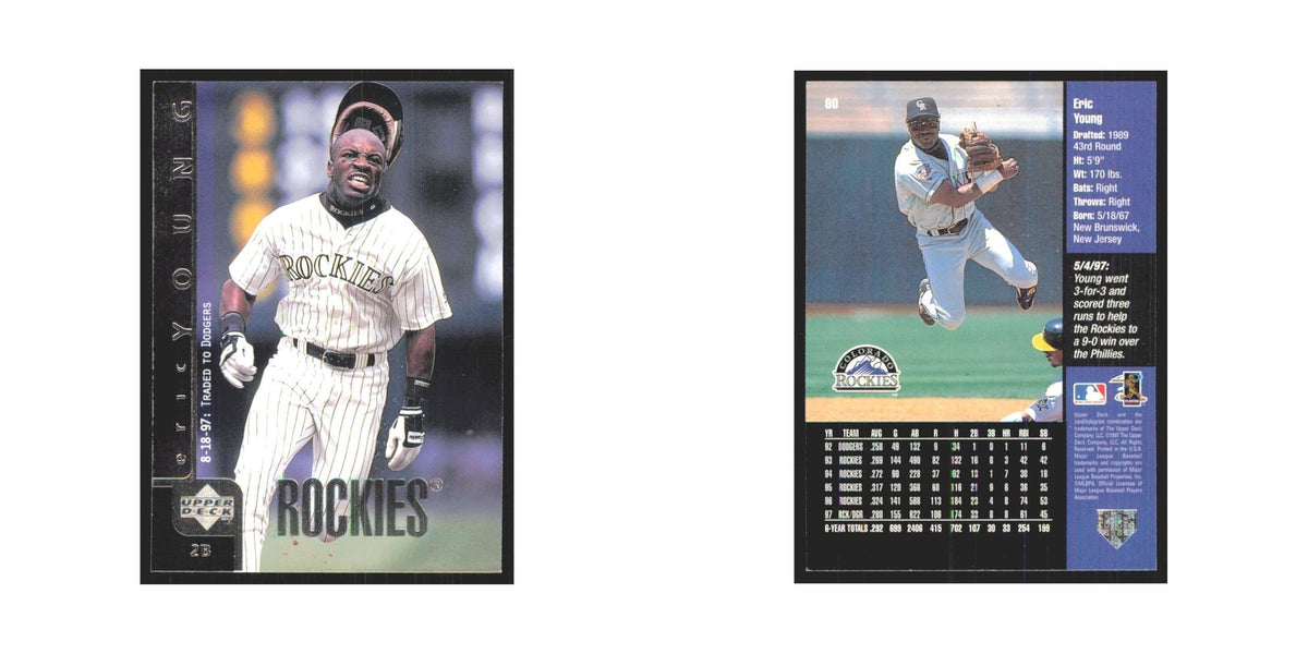 1998 Upper Deck Eric Young Rockies #80