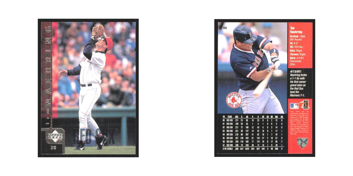 1998 Upper Deck Tim Naehring Red Sox #44