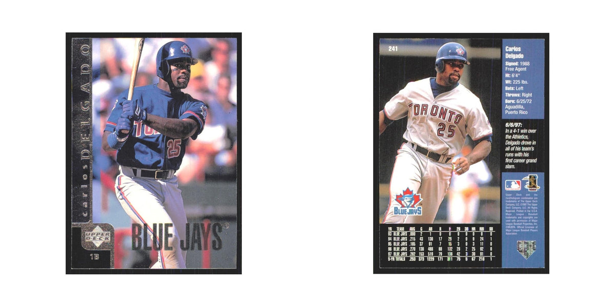 1998 Upper Deck Carlos Delgado Blue Jays #241