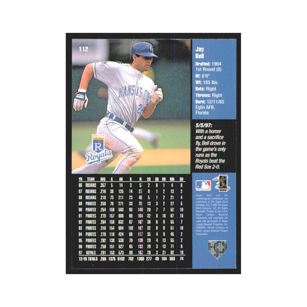 1998 Upper Deck Jay Bell Royals #112