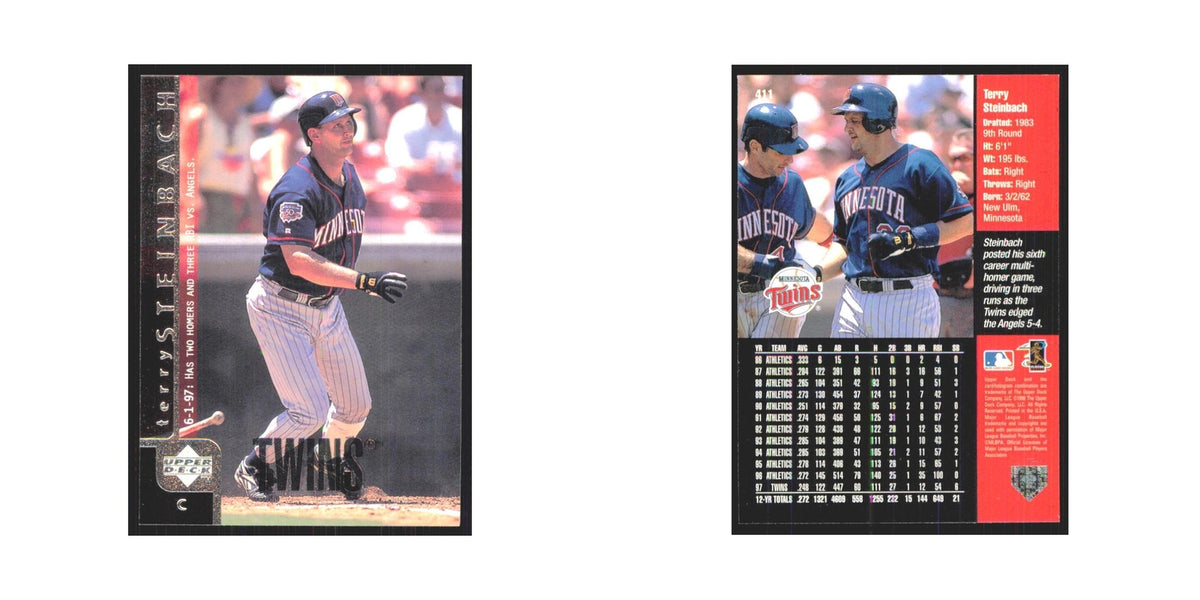 1998 Upper Deck Terry Steinbach Twins #411