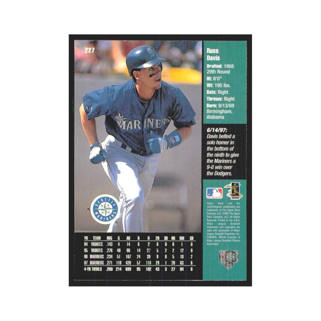 1998 Upper Deck Russ Davis Mariners #227