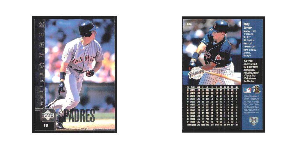 1998 Upper Deck Wally Joyner Padres #494