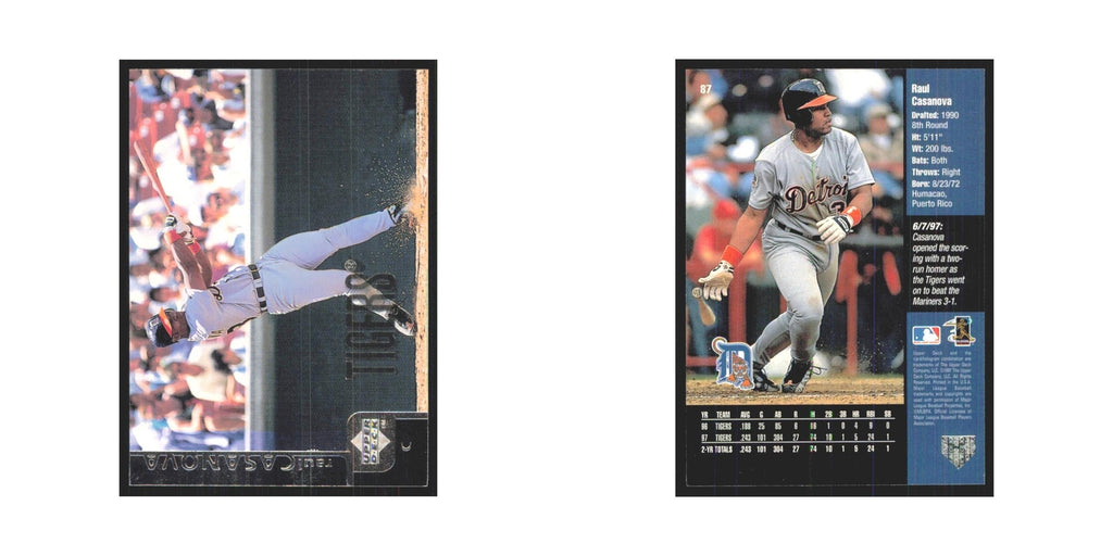 1998 Upper Deck Raul Casanova Tigers #87