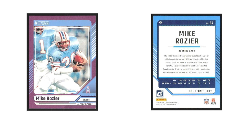 2024 Donruss Mike Rozier Houston Oilers #67