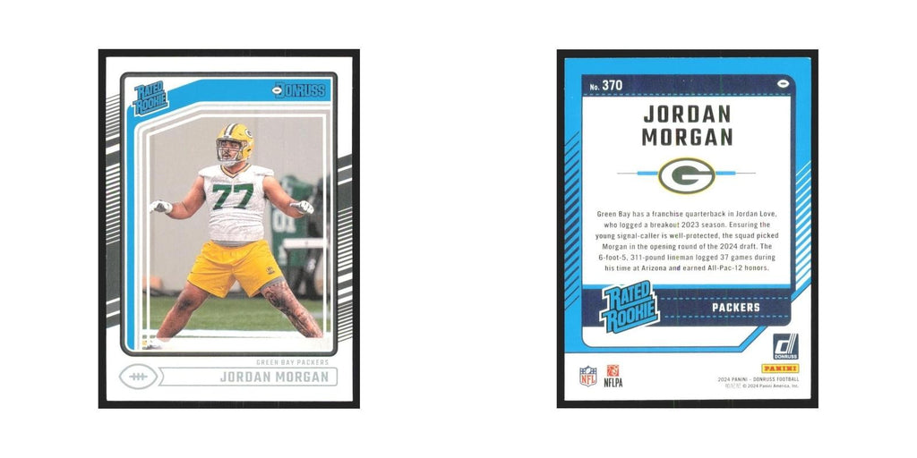 2024 Donruss Jordan Morgan RC Packers #370
