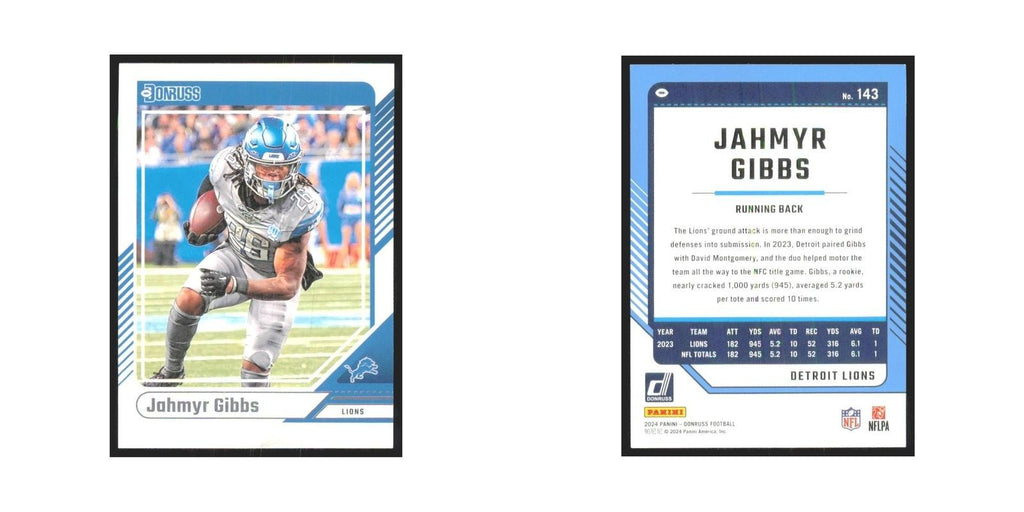 2024 Donruss Jahmyr Gibbs Lions #143