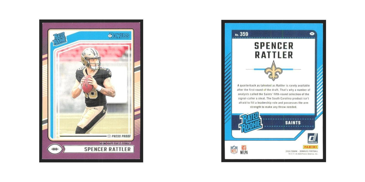 2024 Donruss Spencer Rattler RC Saints #359