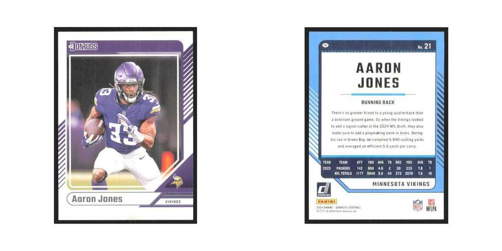 2024 Donruss Aaron Jones Vikings #21