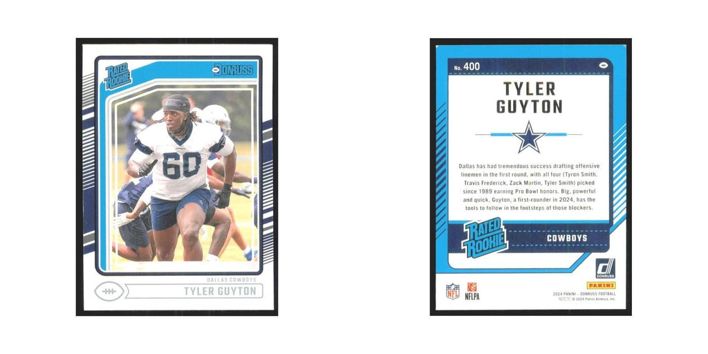 2024 Donruss Tyler Guyton RC Cowboys #400
