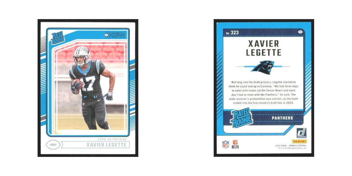 2024 Donruss Xavier Legette RC Panthers #323