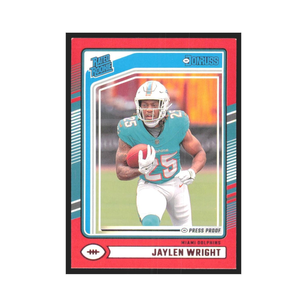 2024 Donruss Jaylen Wright RC Dolphins #344