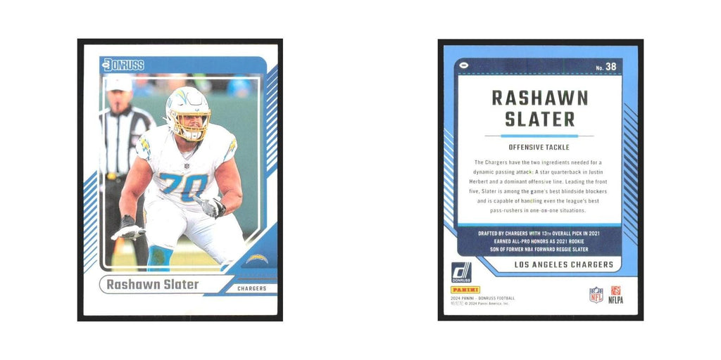 2024 Donruss Rashawn Slater Chargers #38