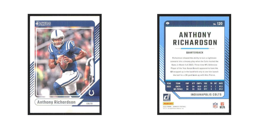 2024 Donruss Anthony Richardson Colts #120