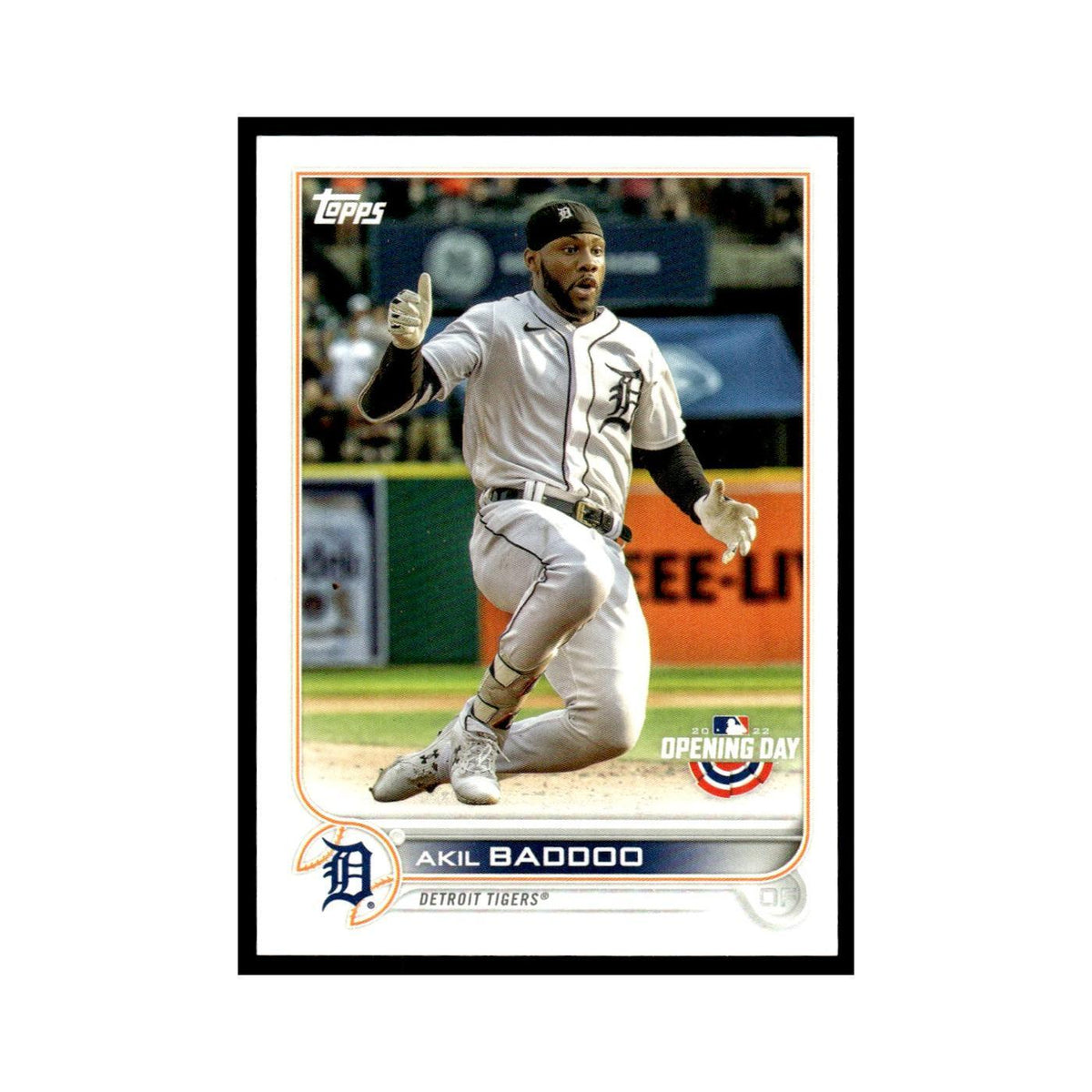 Akil Baddoo 2022 Topps Opening Day #188 Detroit Tigers Baseball Card NM