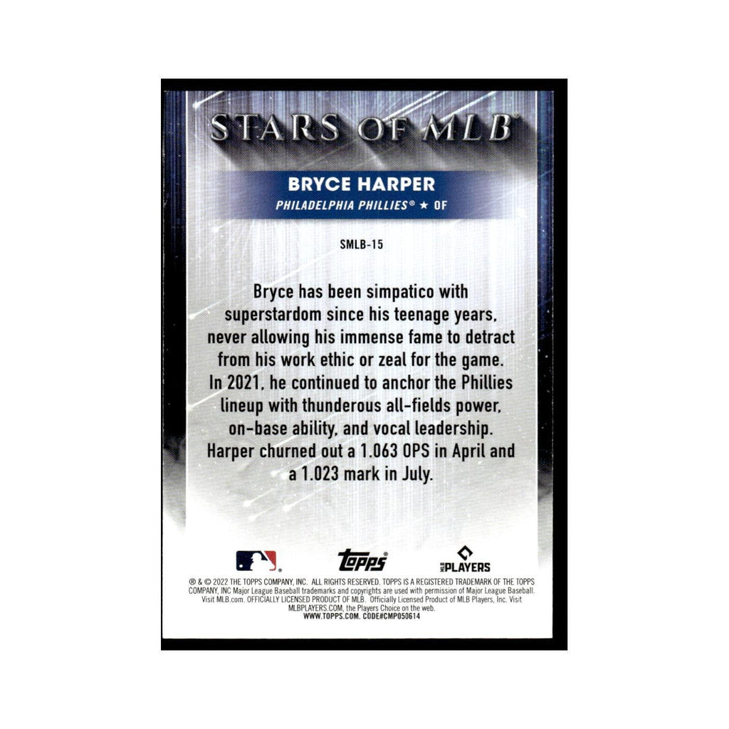 Bryce Harper 2022 Topps Opening Day #SMLB-15 Philadelphia Phillies NM