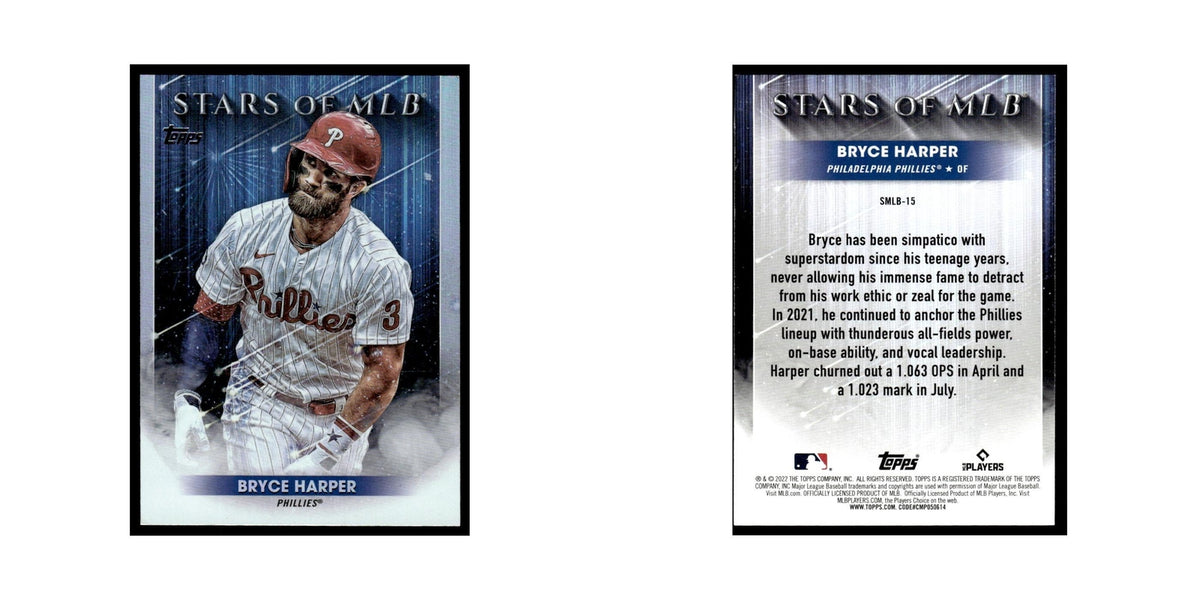 Bryce Harper 2022 Topps Opening Day #SMLB-15 Philadelphia Phillies NM