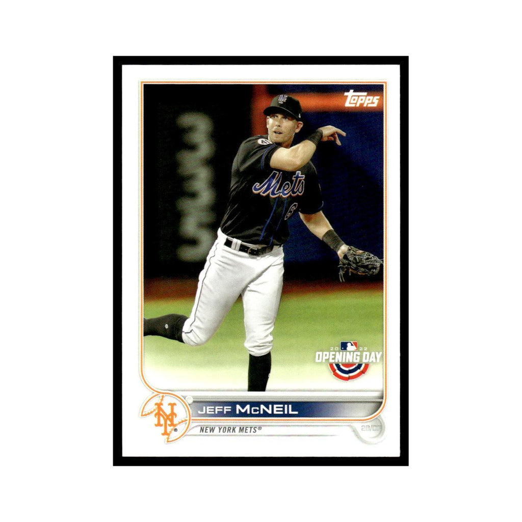 Jeff McNeil 2022 Topps Opening Day #4 New York Mets Baseball Card NM