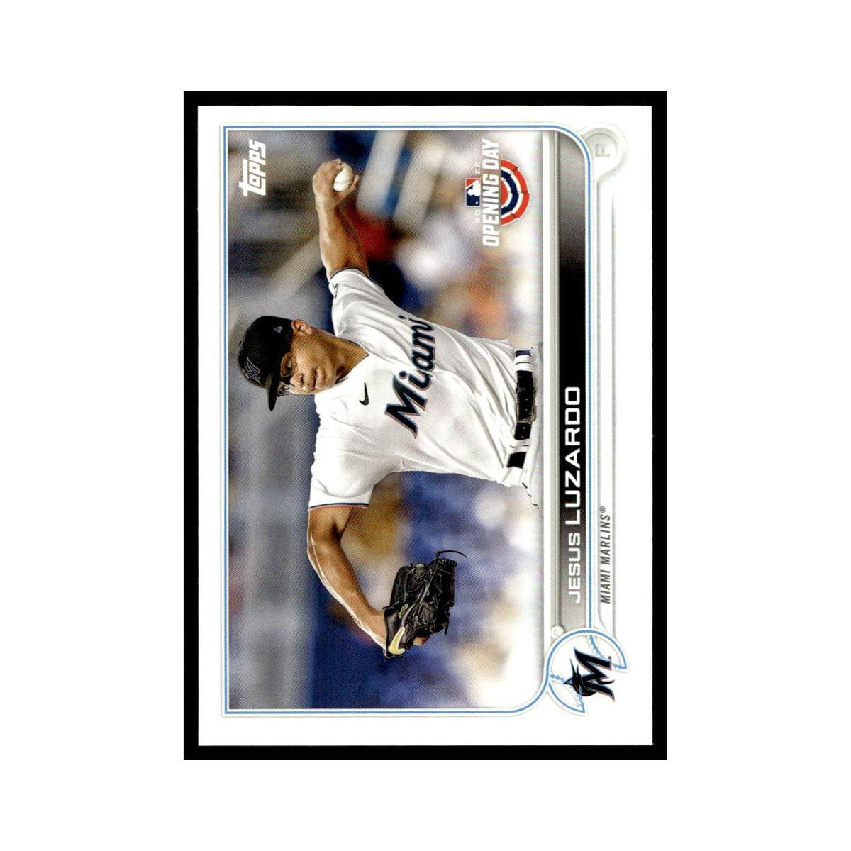 Jesus Luzardo 2022 Topps Opening Day #104 Miami Marlins Baseball Card NM