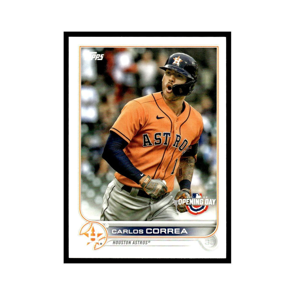 Carlos Correa 2022 Topps Opening Day #37 Houston Astros Baseball Card NM
