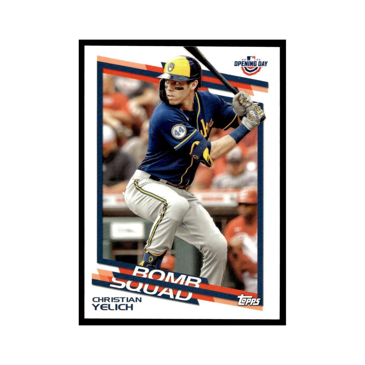 Christian Yelich 2022 Topps Opening Day #BS-25 Milwaukee Brewers NM