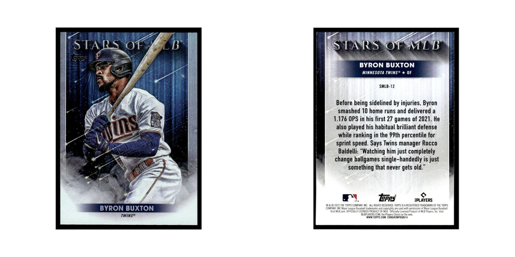 Byron Buxton 2022 Topps Opening Day #SMLB-12 Minnesota Twins Baseball Card NM