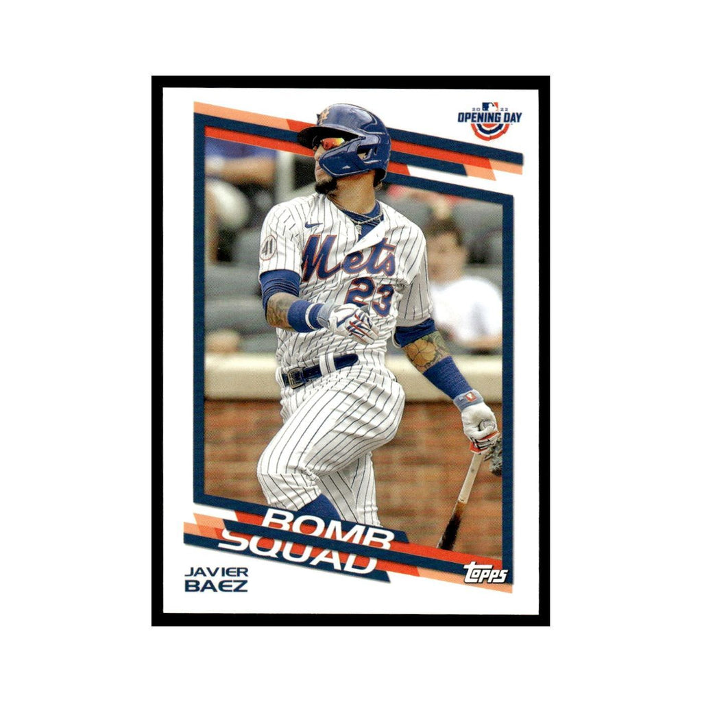 Javier Baez 2022 Topps Opening Day #BS-19 New York Mets Baseball Card NM