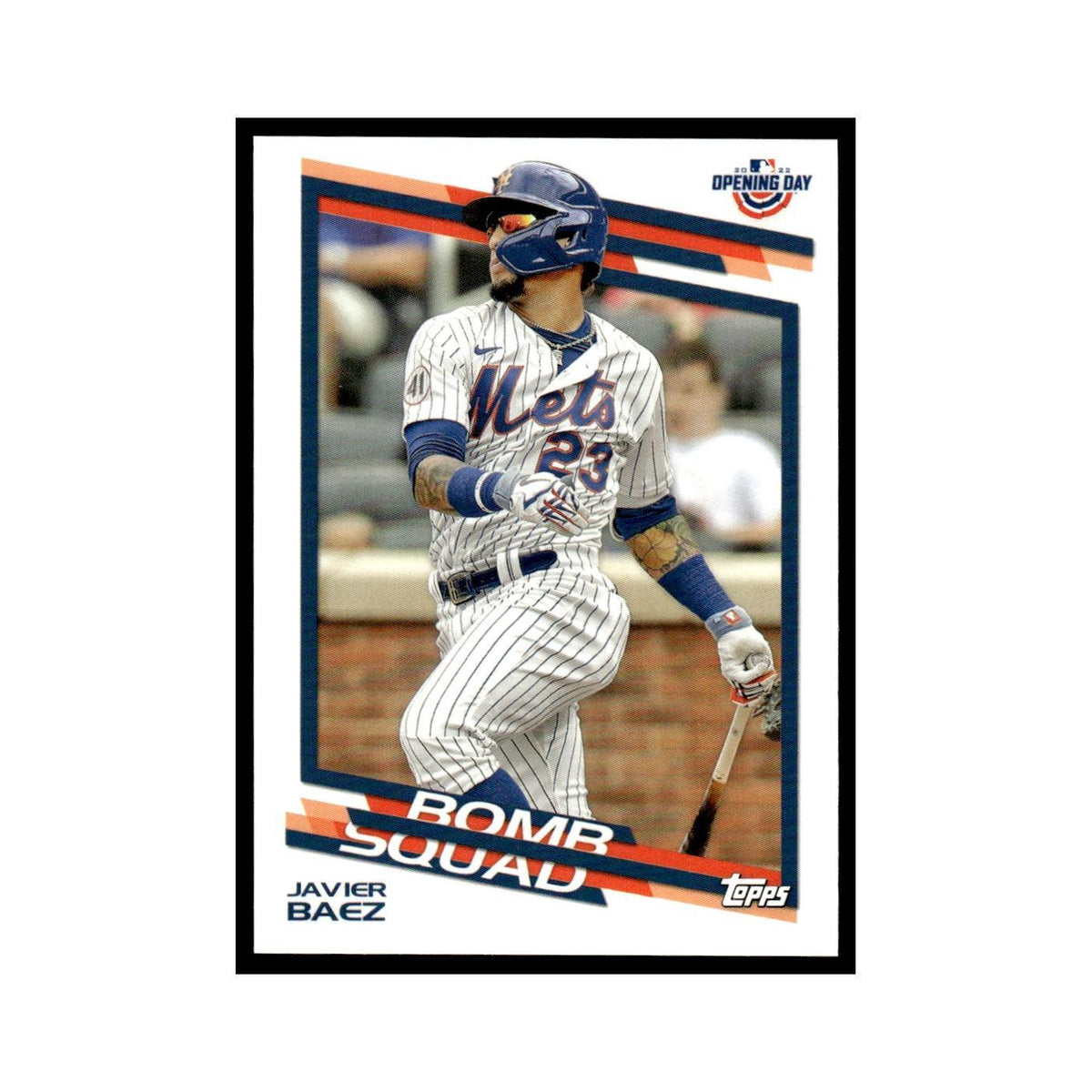 Javier Baez 2022 Topps Opening Day #BS-19 New York Mets Baseball Card NM