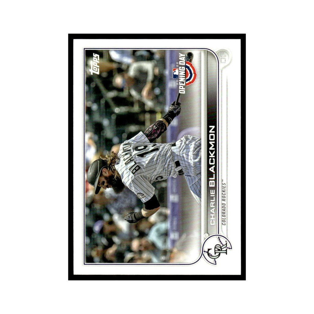 Charlie Blackmon 2022 Topps Opening Day #96 Colorado Rockies Baseball Card NM