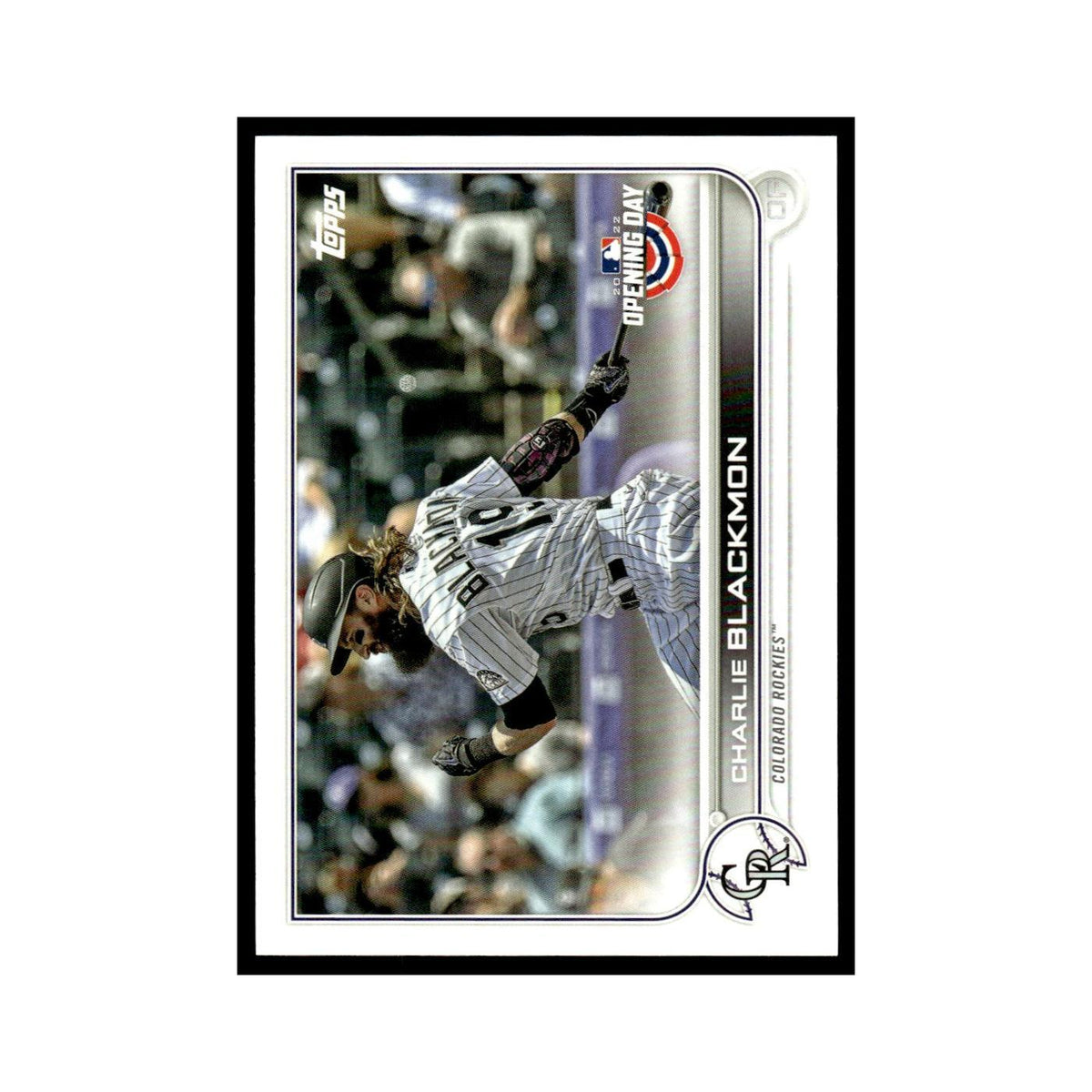 Charlie Blackmon 2022 Topps Opening Day #96 Colorado Rockies Baseball Card NM
