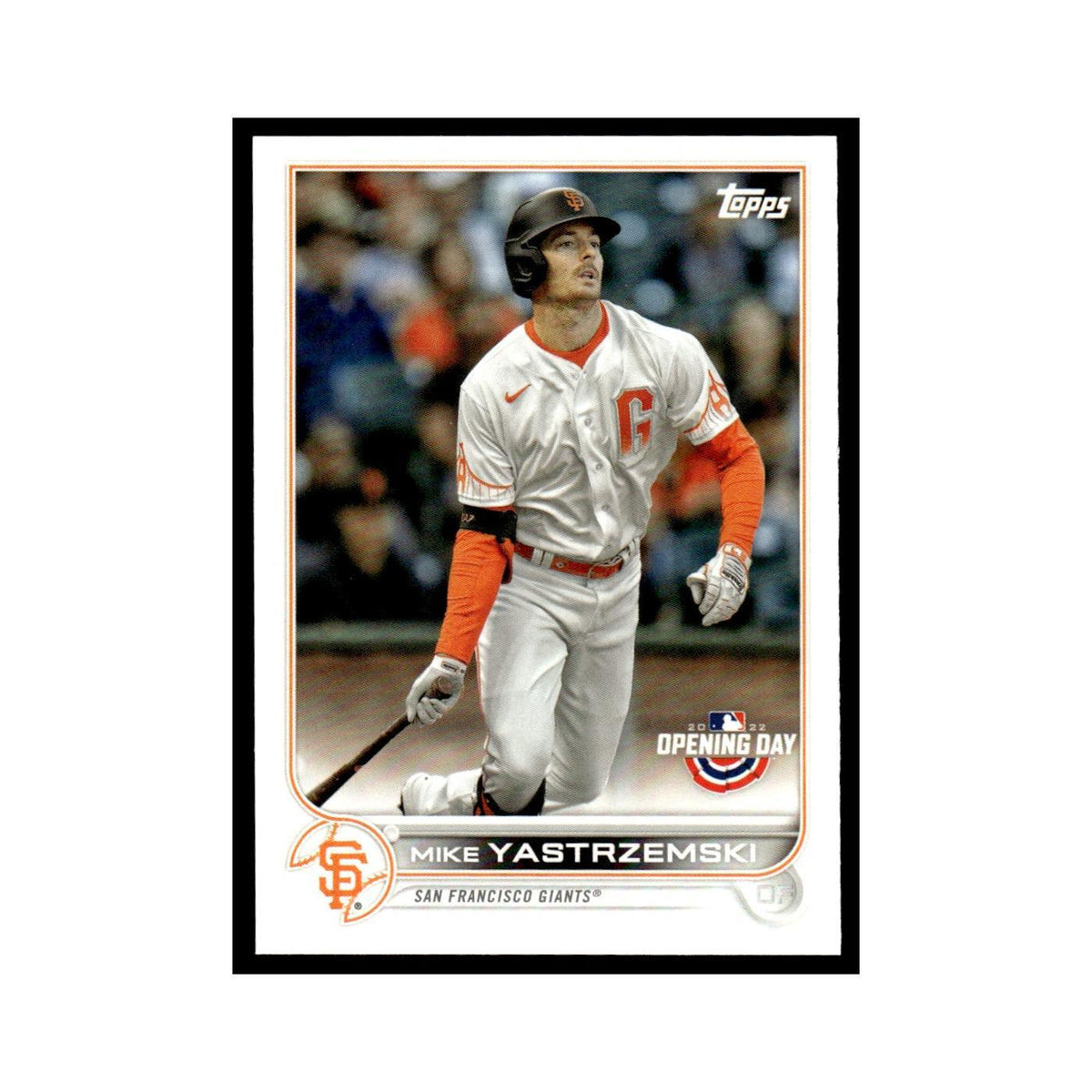 Mike Yastrzemski 2022 Topps Opening Day #86 San Francisco Giants NM