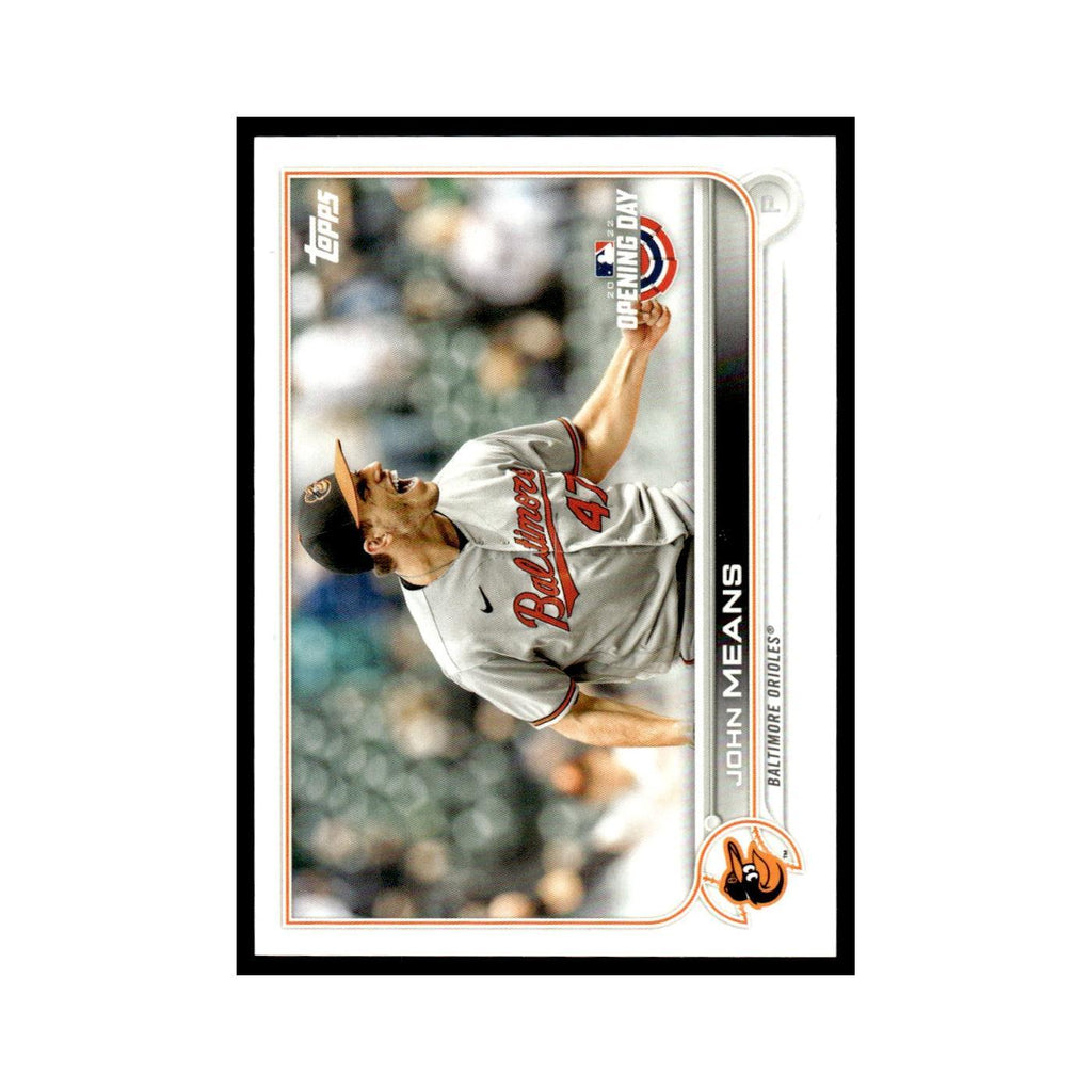 John Means 2022 Topps Opening Day #112 Baltimore Orioles Baseball Card NM
