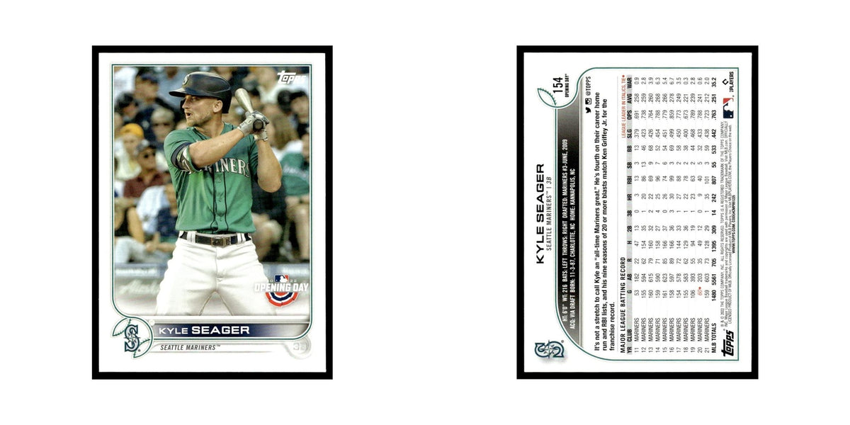 Kyle Seager 2022 Topps Opening Day #154 Seattle Mariners Baseball Card NM